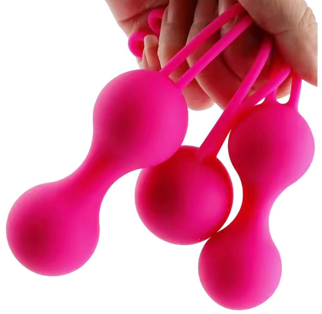 Bolas Chinas - Bolas Pélvicas, fortalece los músculos pélvicos y previene la incontinencia urinaria, entrenamiento completo del suelo pélvico para Mujeres, rosa